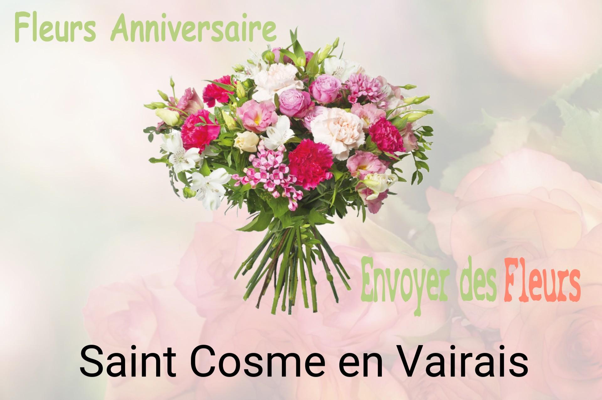 Bouquet de fleurs d’anniversaire livré à Saint-Cosme-en-Vairais
